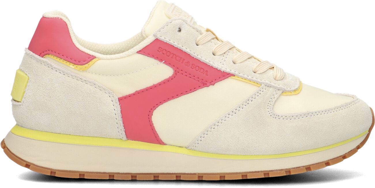 Scotch & Soda Lage Sneakers Dames Inez, Maat: 37, Materiaal: Textiel, Kleur: Beige