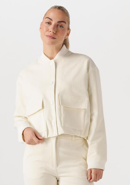 Ecru SECOND FEMALE Jack LIU NEW BOMBER - large