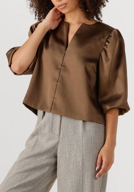 Bruine SECOND FEMALE Blouses PERLLA BLOUSE - large
