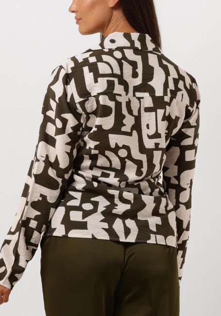 Groene DANTE6 Blouses PRINT SMOCK BLOUSE - large