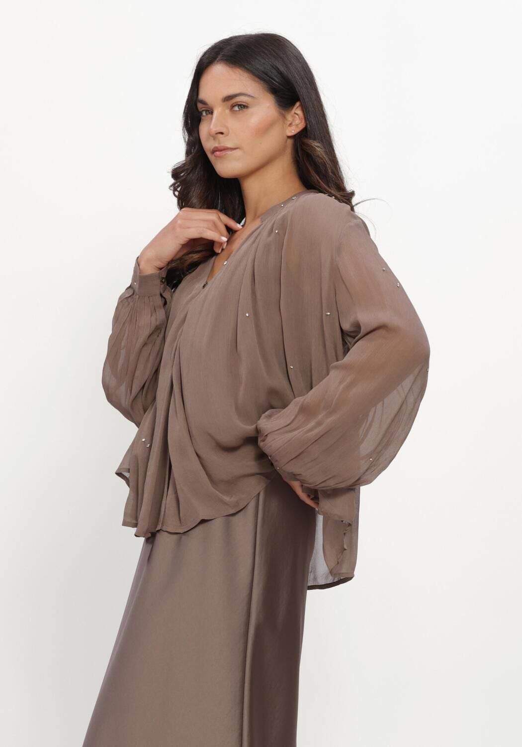 Bruine LUISA CERANO Blouses BLUSE - large