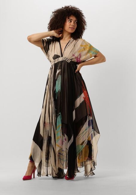 Zwarte MES DEMOISELLES Maxi jurk MICASSO - large