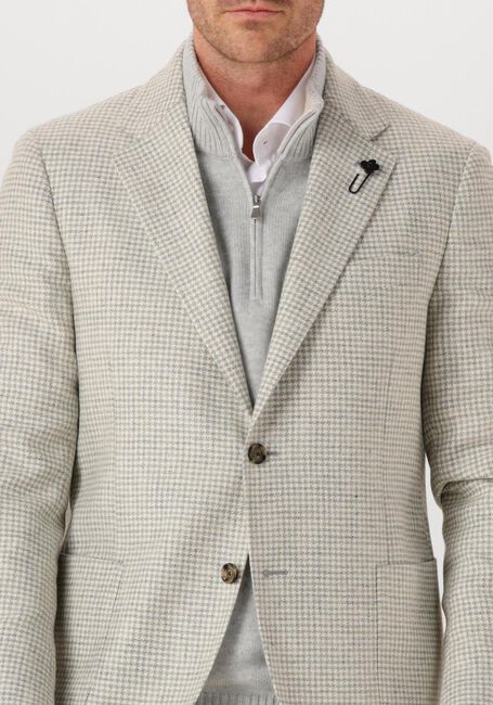 Ecru LARDINI Colberts GIACCA UOMO ICONIC DROP 7 REG - large