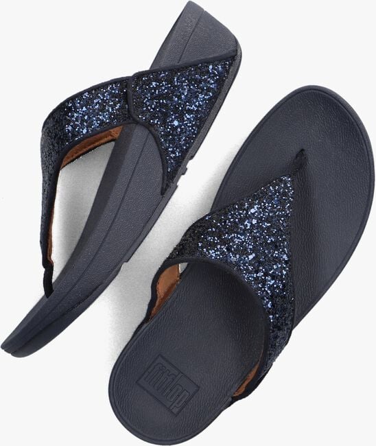 Blauwe FITFLOP Teenslippers LULU GLITTER TOE-POST Assem
