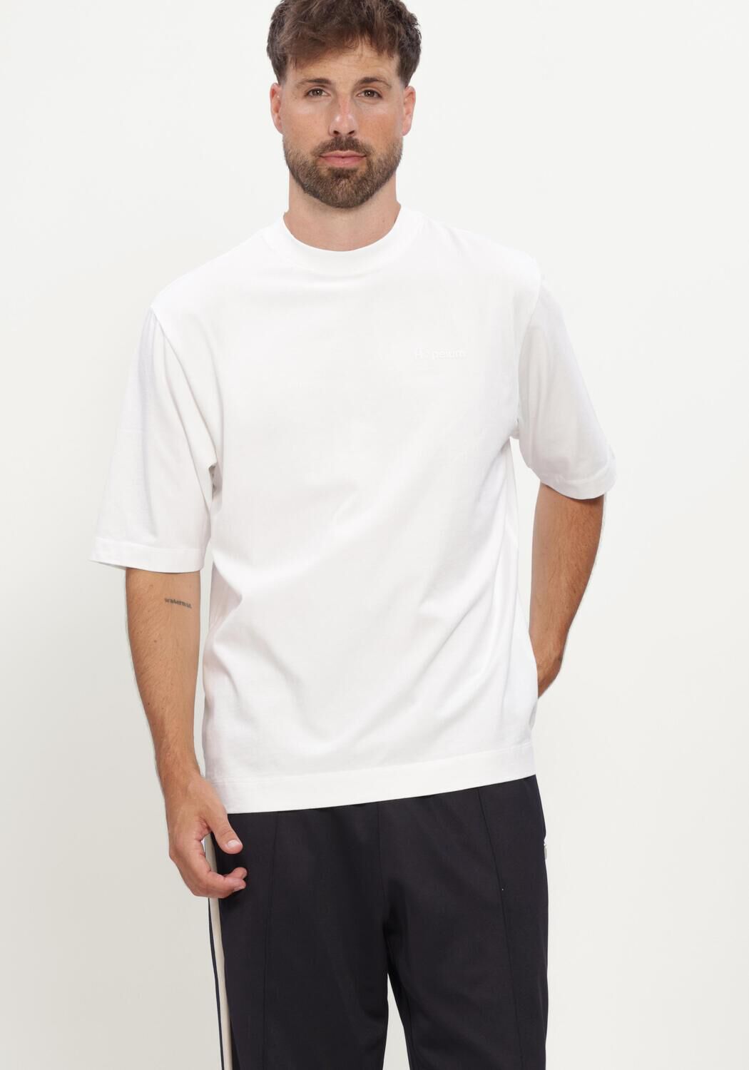 Witte HOPEIUM T-shirt BITCH TEE S/S HOPEIUM WHITE - large