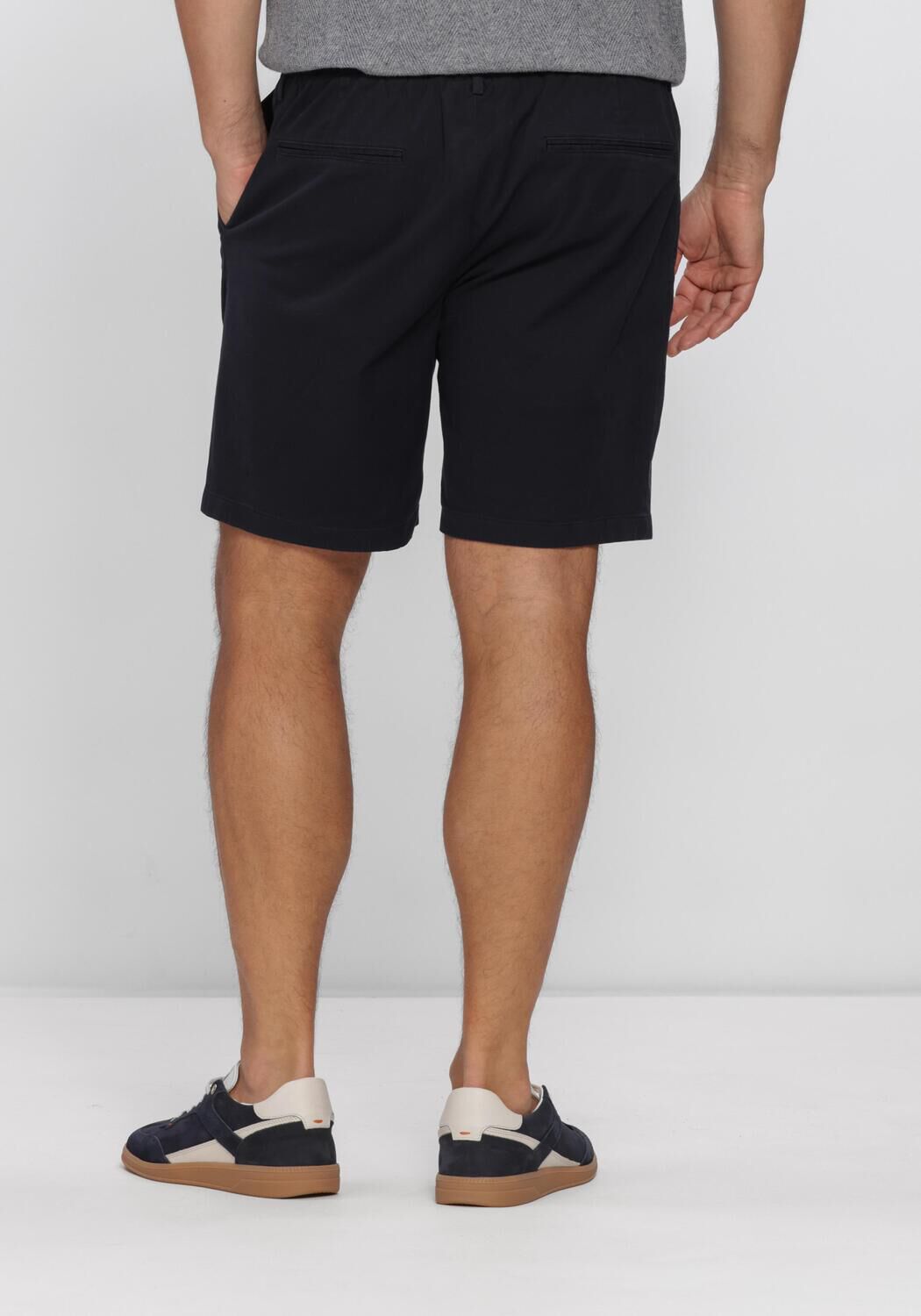 Donkerblauwe PROFUOMO Korte broek SHORT SPRTCORD - large