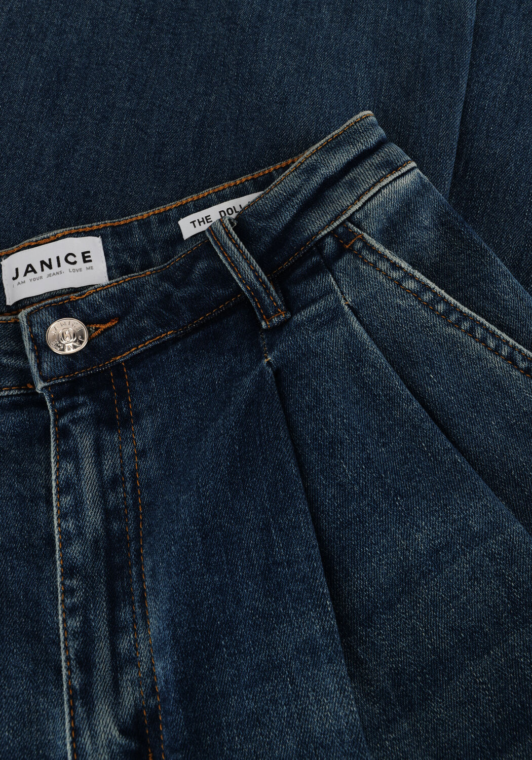 Blauwe JANICE Wide jeans DOLLAR JEANS - large