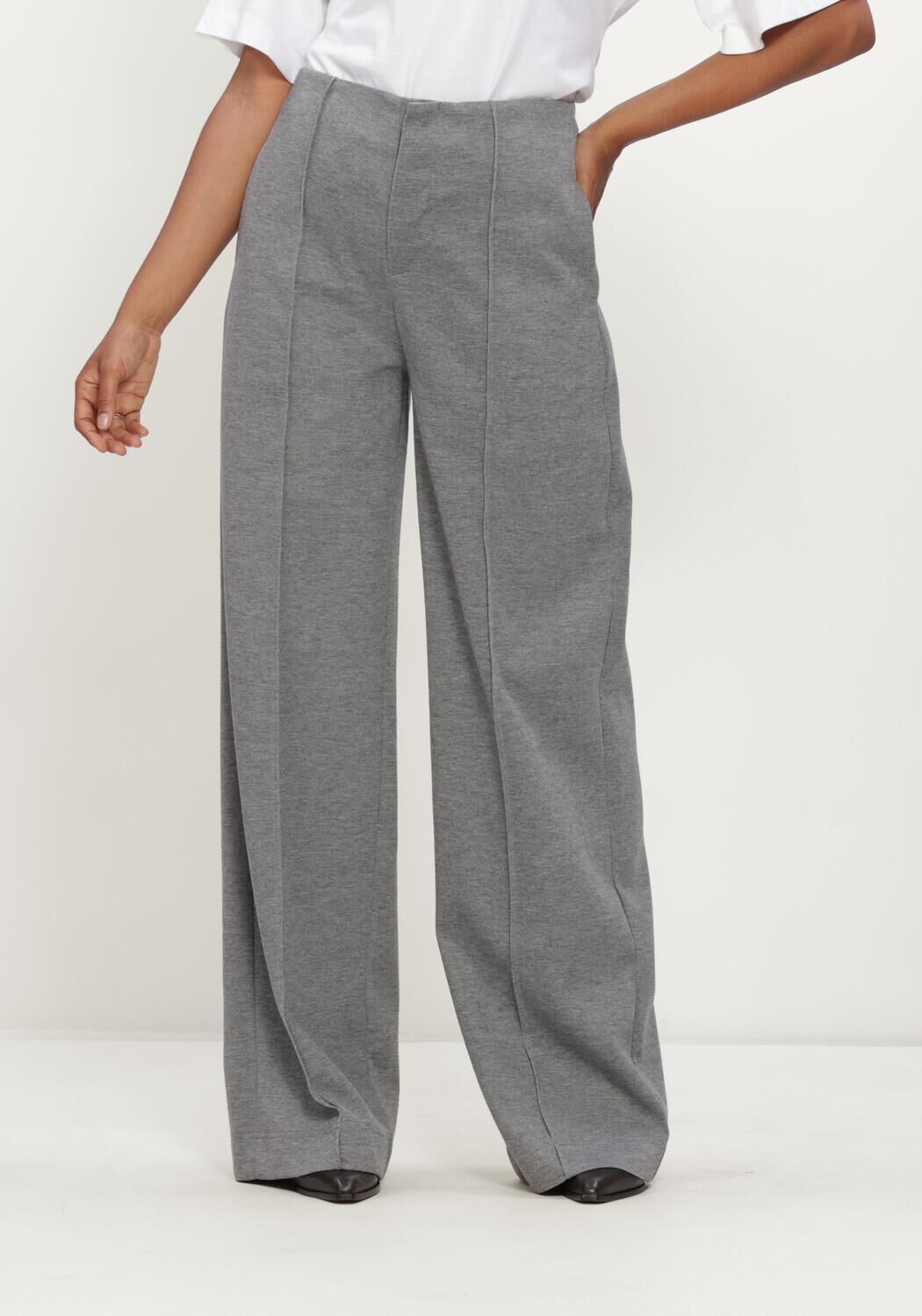 Grijze CO'COUTURE Pantalon LANCECC CREASE SWEATPANT - large