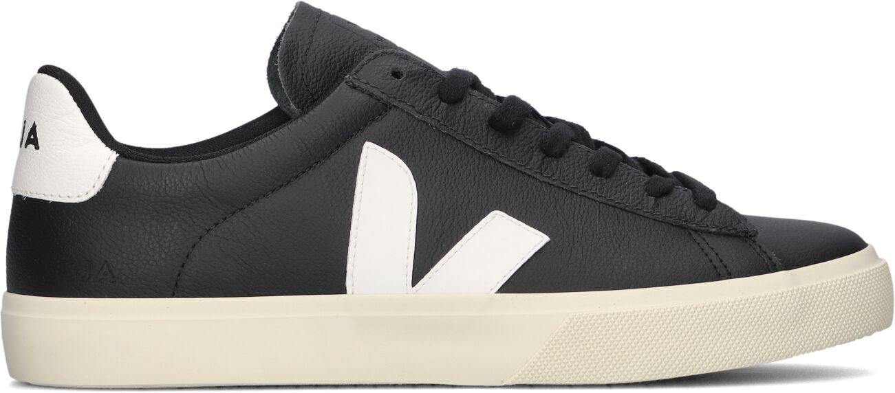 Veja Lage Sneakers Dames Campo, Maat: 43, Materiaal: Leer, Kleur: Zwart
