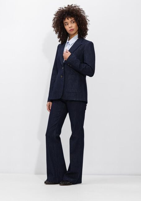 Donkerblauwe LUISA CERANO Flared broek 638854/3798-00 - large