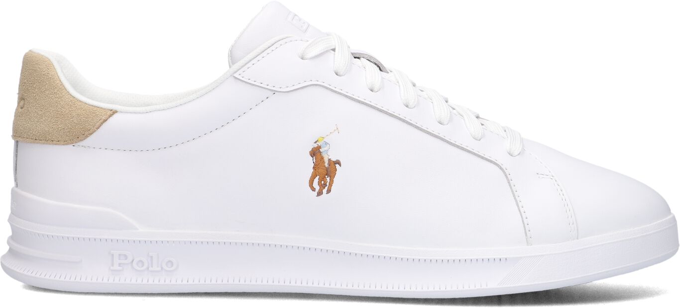 Ralph Lauren Lage Sneakers Heren Hrt Ct Ii, Maat: 48, Materiaal: Leer, Kleur: Wit