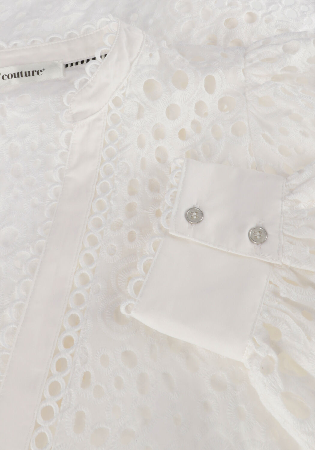 Witte CO'COUTURE Blouses VIOLA ANGLAISE TOP - large