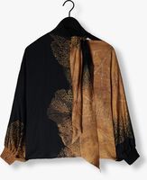 Bruine SUMMUM Blouses BOW TIE TOP BORDER PRINT Bruine SUMMUM Blouses BOW TIE TOP BORDER PRINT - medium