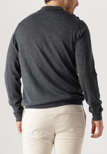 Grijze PROFUOMO Polo POLO LONG SLEEVE - large