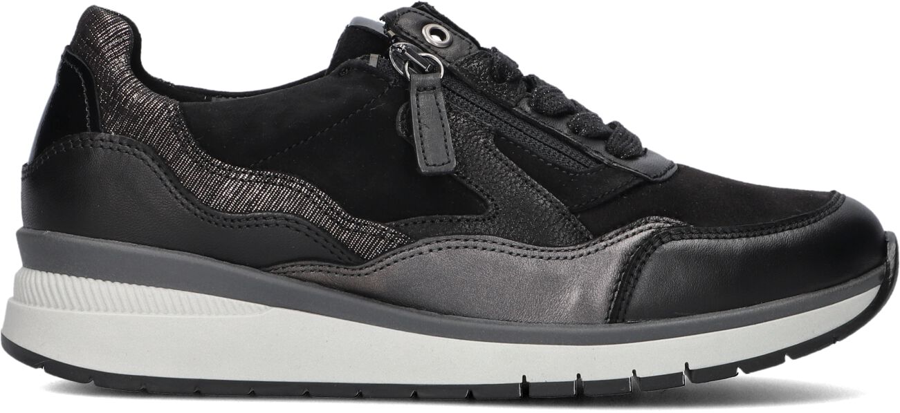 Gabor Lage Sneakers Dames 306, Maat: 35, Materiaal: Leer, Kleur: Zwart