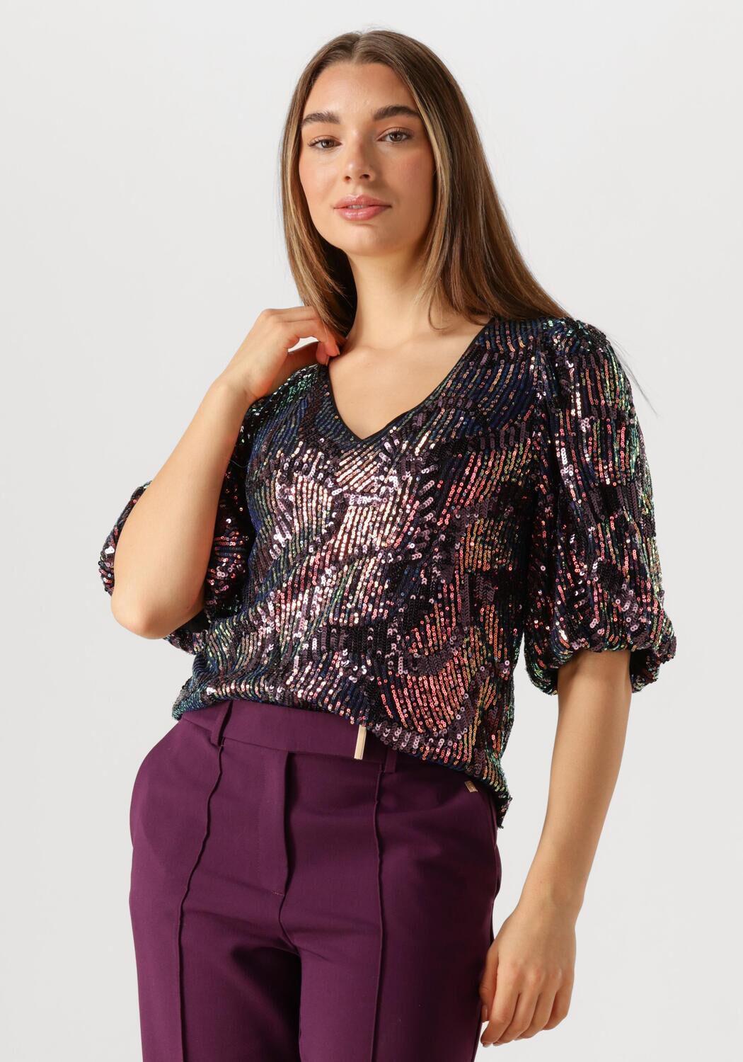AAIKO Top Dames Cary Pes 177, Maat: M, Kleur: Roze