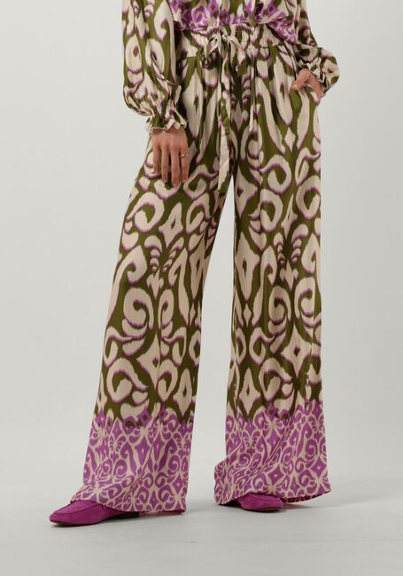 Groene AMAYA AMSTERDAM Wijde broek MILOU - large