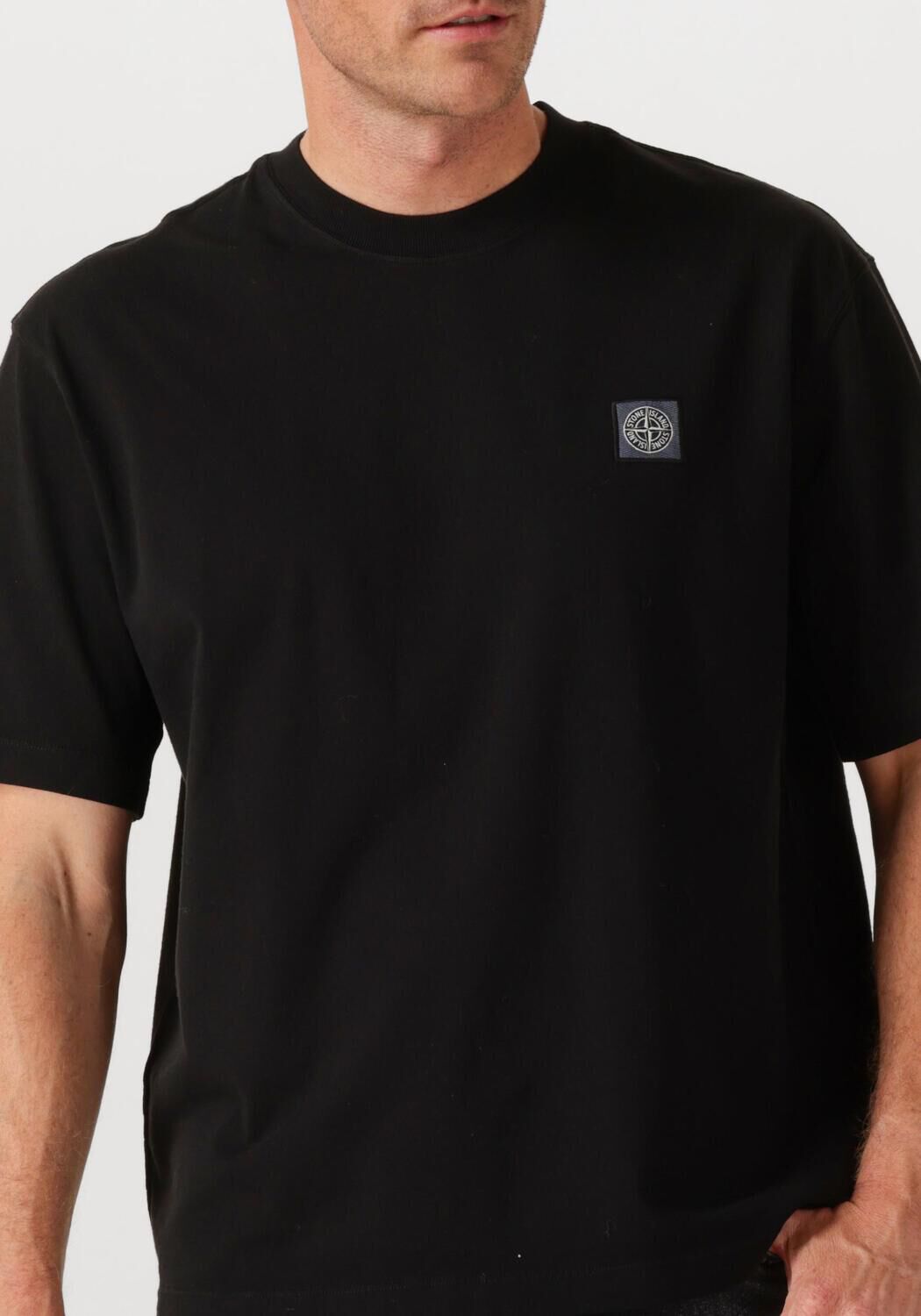 Zwarte STONE ISLAND T-shirt SS T SHIRT - large