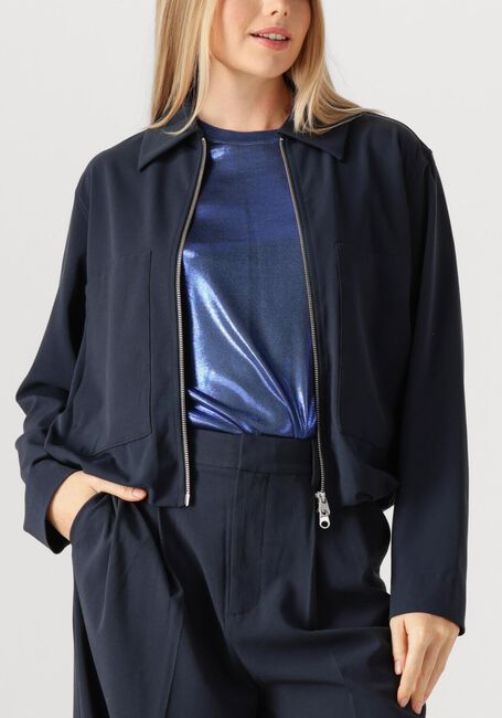 Donkerblauwe MOS MOSH Blazer MMKARMEN PANAMA JACKET - large