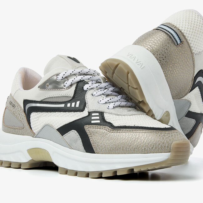 Grijze VIA VAI Lage sneakers DANAE NOAH - large