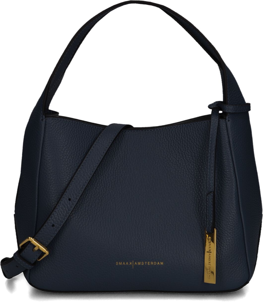 Smaak Amsterdam Smaak Amsterdam Handtas Dames Sophie, Materiaal: Leer, Kleur: Donkerblauw