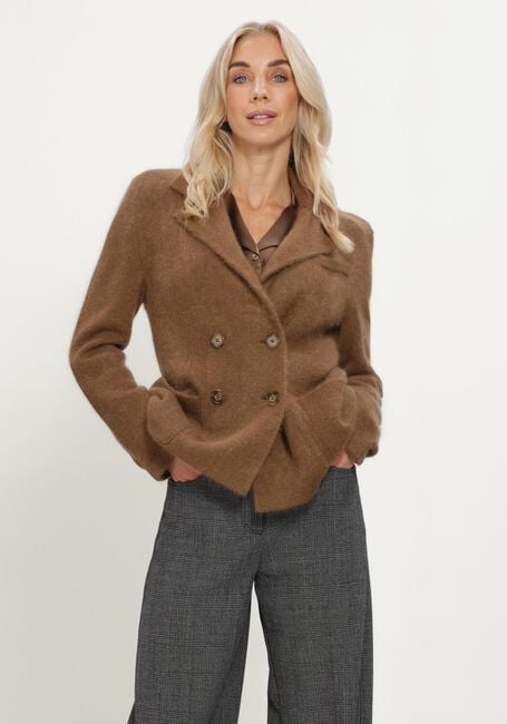 Bruine DOROTHEE SCHUMACHER Vest FLUFFY STATEMENTS - large