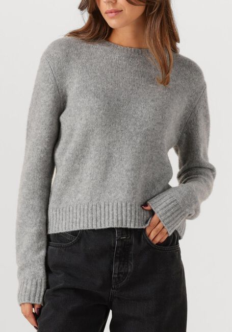 Lichtgrijze LISA YANG Trui MIRA SWEATER - large
