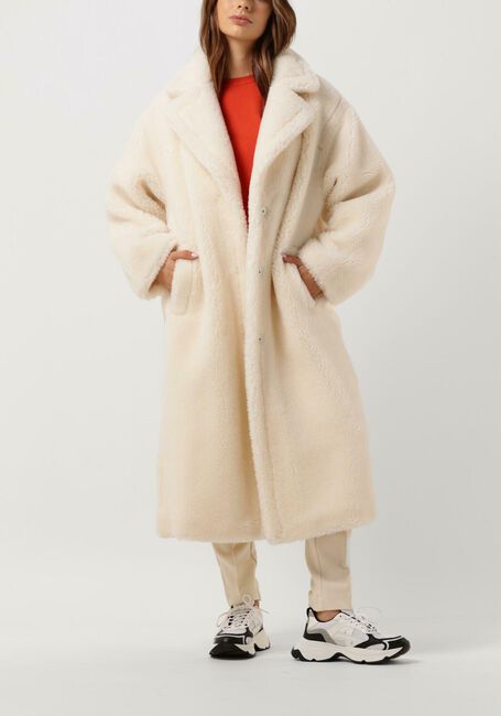 Witte STAND STUDIO Teddy jas MARIA COAT TEDDY - large