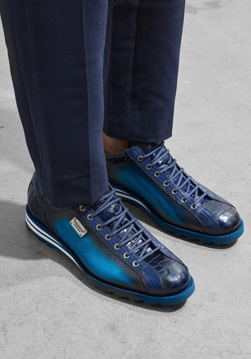 Blauwe HARRIS Lage sneakers 2817 - large