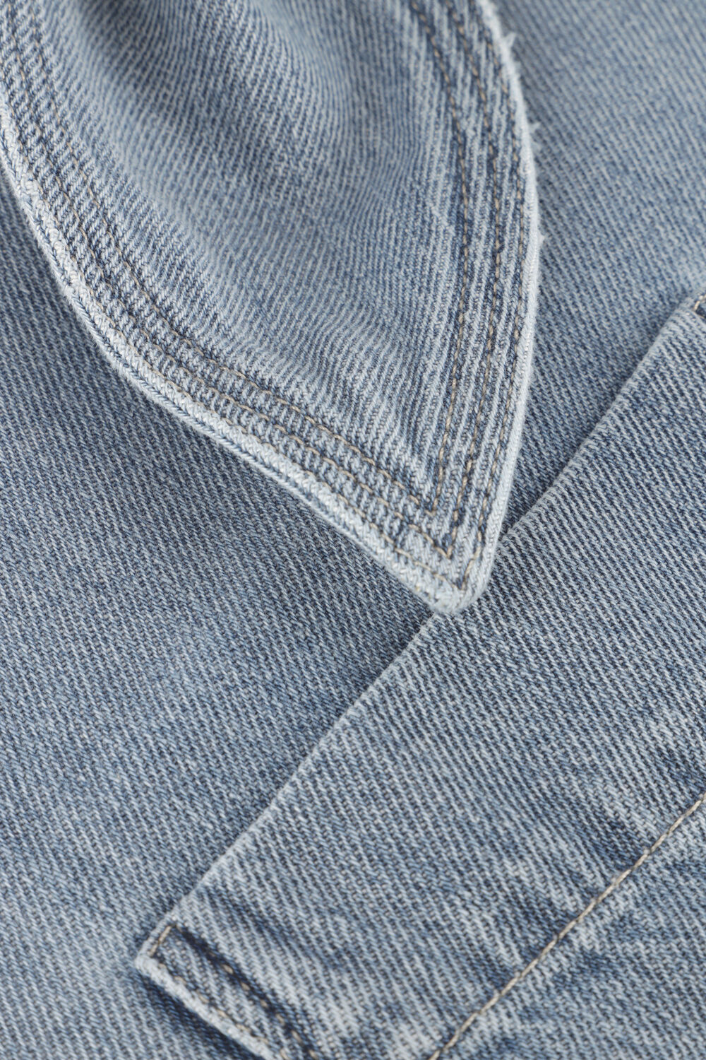 Blauwe CLOSED Blouses SCARFF SHIRT - large