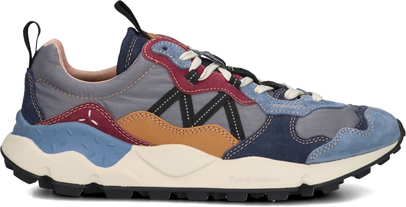 Flower Mountain Lage Sneakers Heren Lenzan Man, Maat: 40, Materiaal: Nubuck