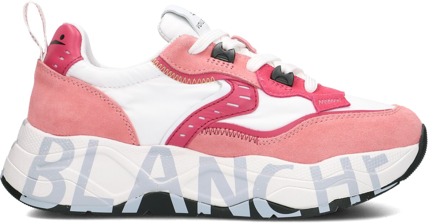 Voile Blanche Lage Sneakers Dames Club105, Maat: 39, Materiaal: Suède, Kleur: Roze