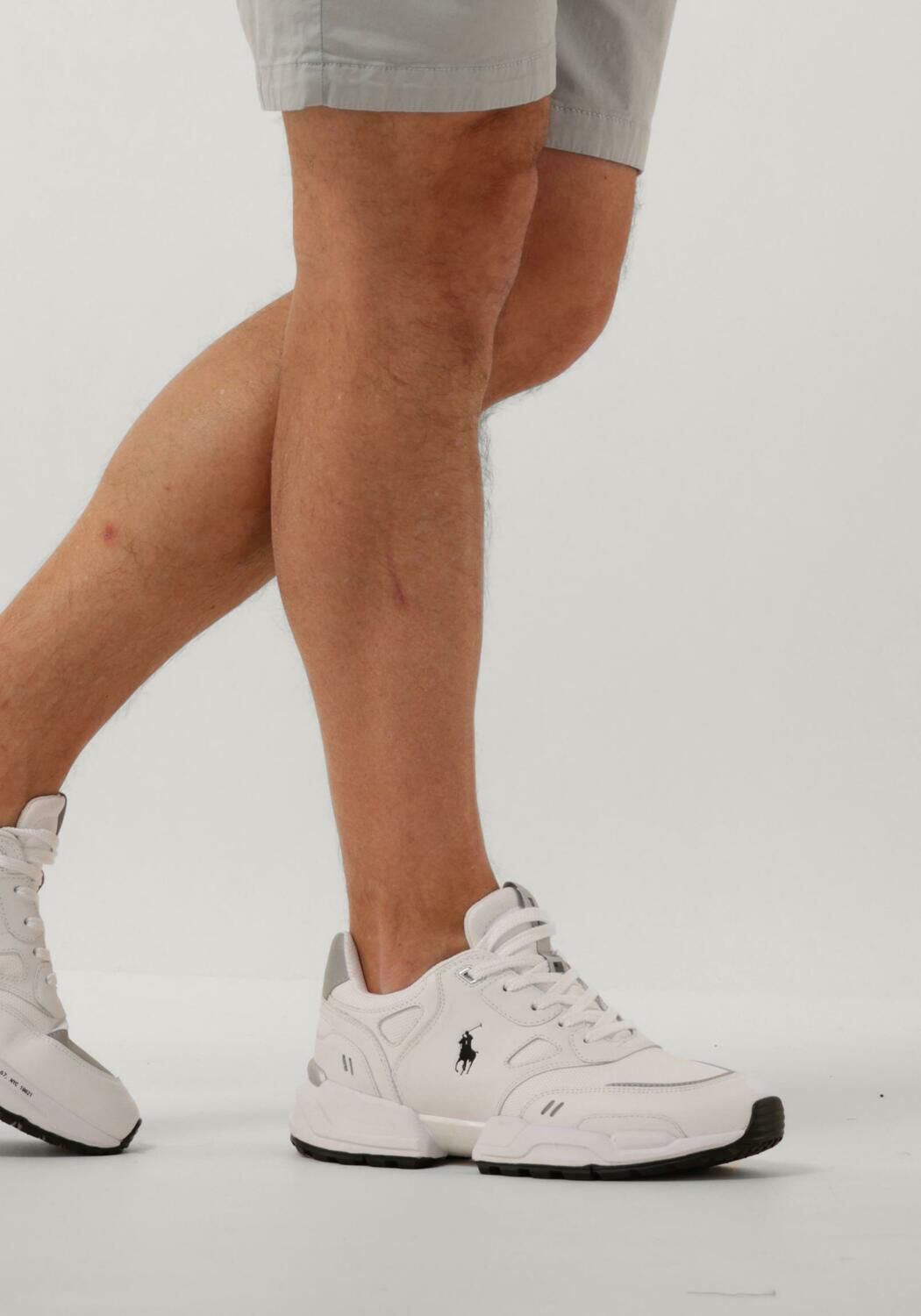 Witte POLO RALPH LAUREN Lage sneakers POLO JGR - large