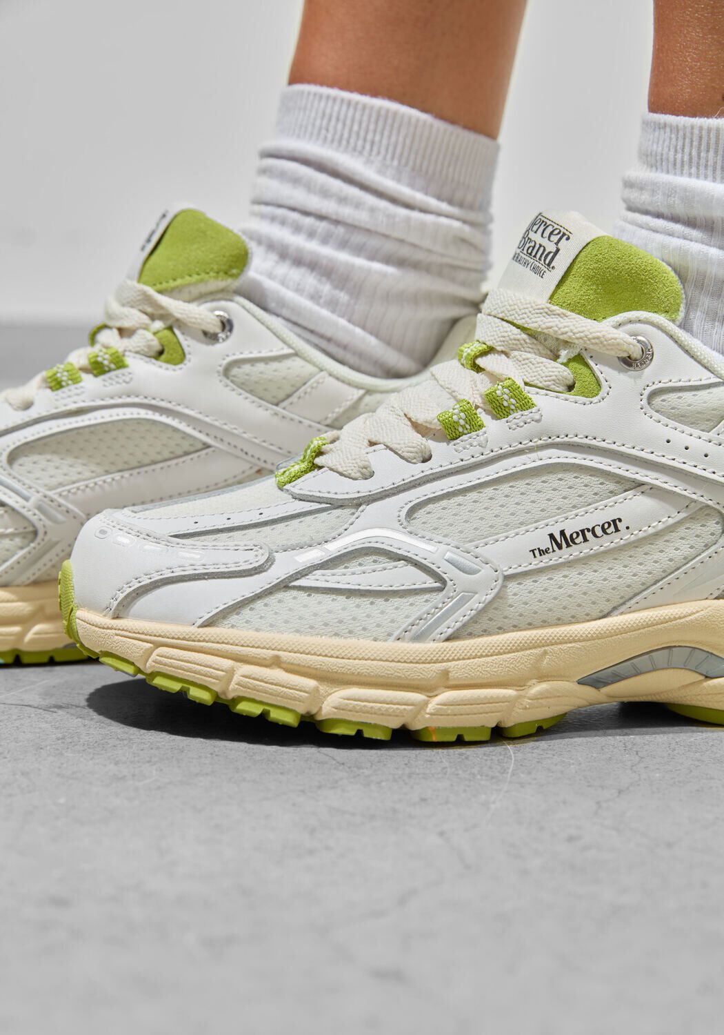 Witte MERCER AMSTERDAM Lage sneakers THE RE-RUN VINTAGE - large