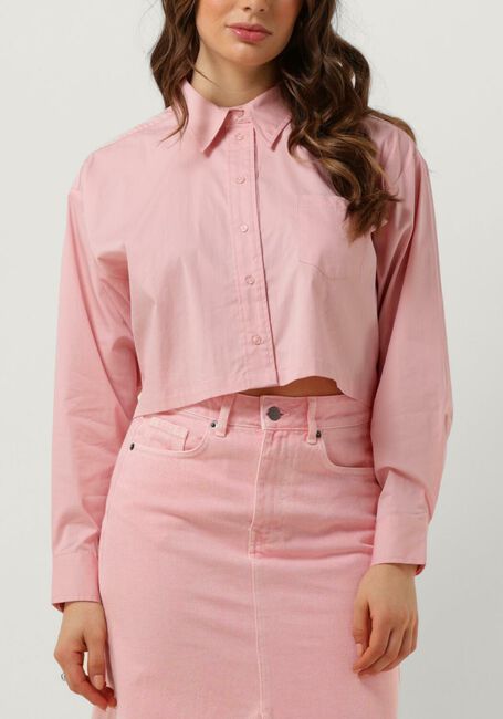 Roze CO'COUTURE Blouses COTTON CRISP CROPPED SHIRT - large