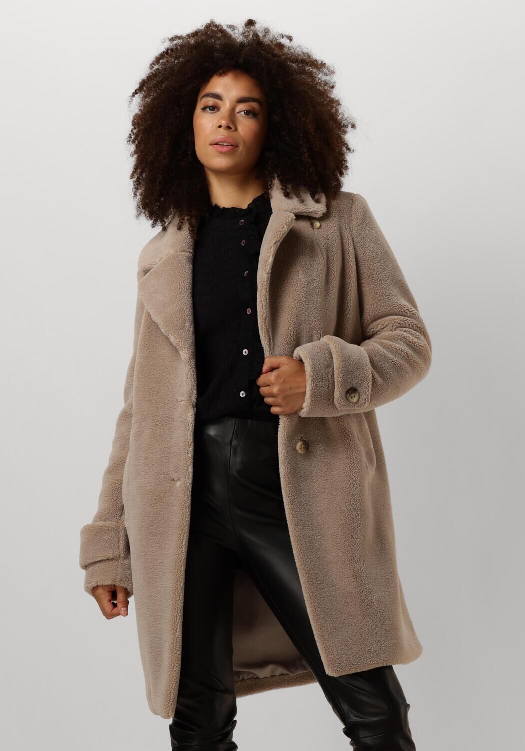 Beaumont Mantel Dames Geneva, Maat: 38, Kleur: Zand