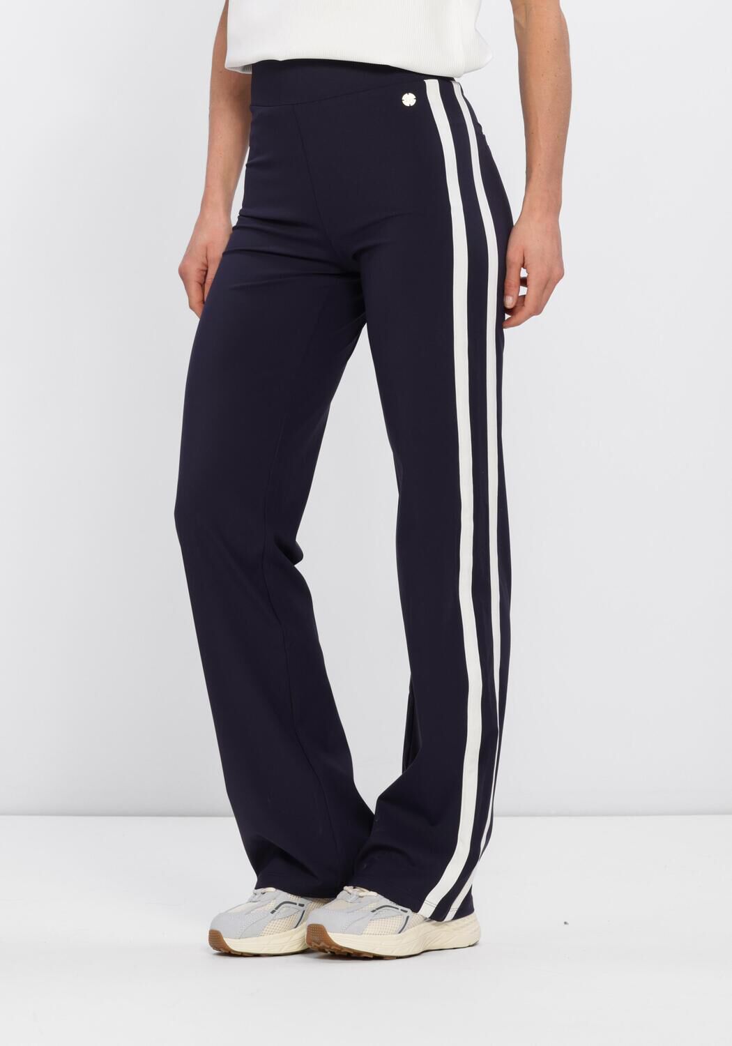 Blauwe HOUSE OF GRAVITY Broeken STRIPE TROUSER - large