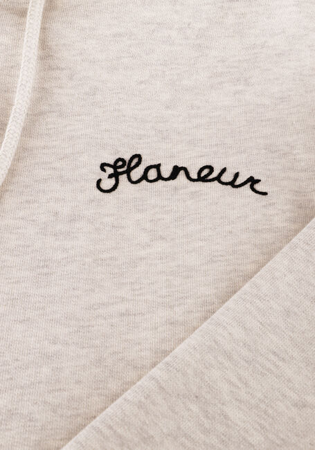 Grijze FLANEUR Vest SIGNATURE ZIP-UP HOODIE - large