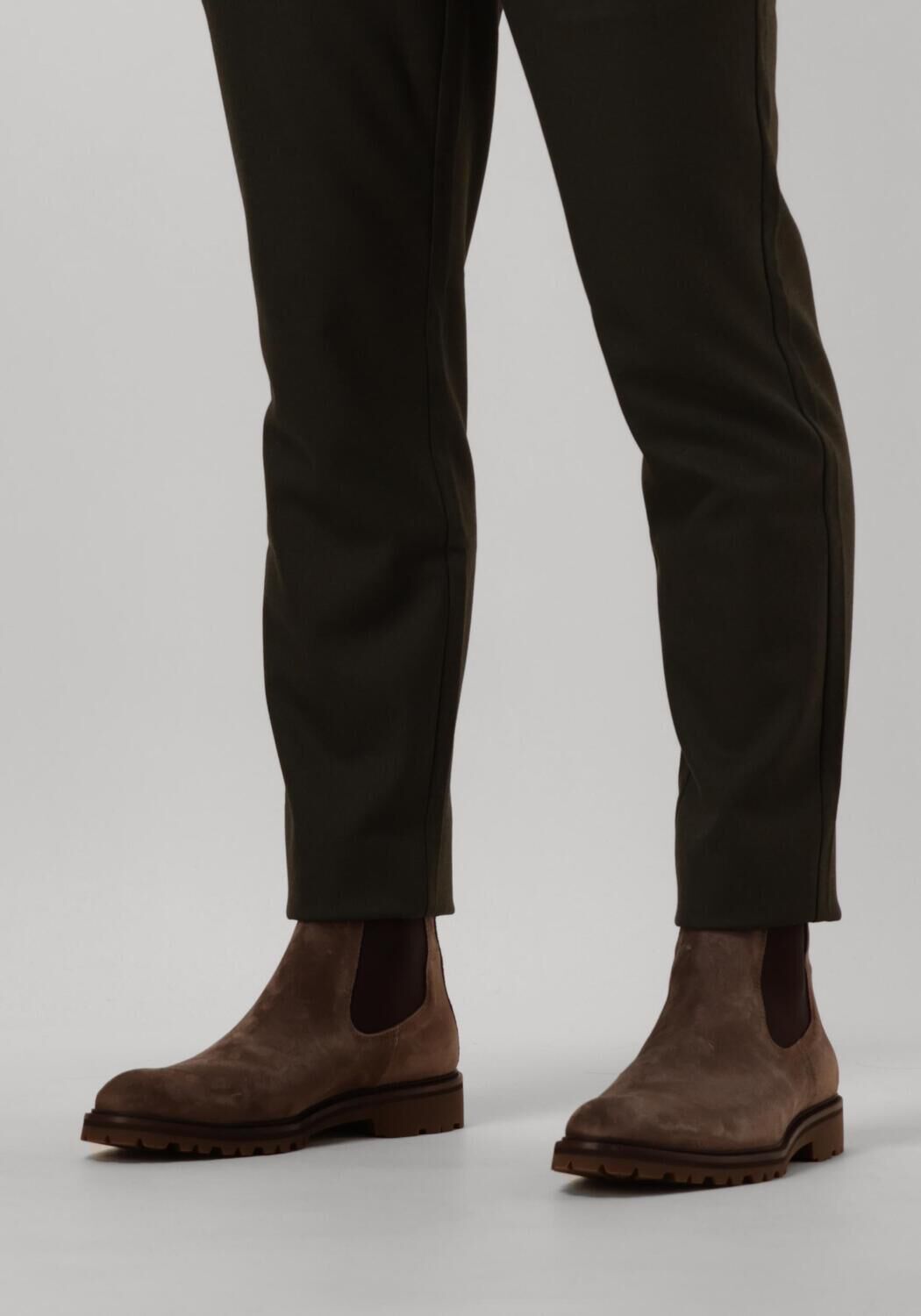 Taupe FLORIS VAN BOMMEL Enkelboots SFM-60018 STURDI - large