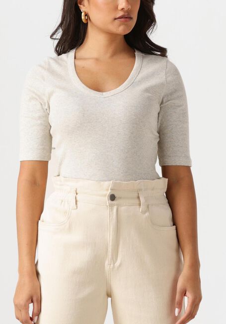 Lichtgrijze KNIT-TED Top EDEN - large