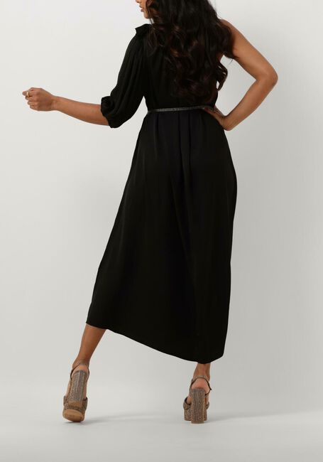 Zwarte SUMMUM Midi jurk DRESS QUINTY SILKY TOUCH - large