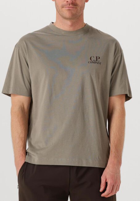 Khaki CP COMPANY T-shirt T SHIRTS SHORT SLEEVE IN JERSEY 30/1 - large