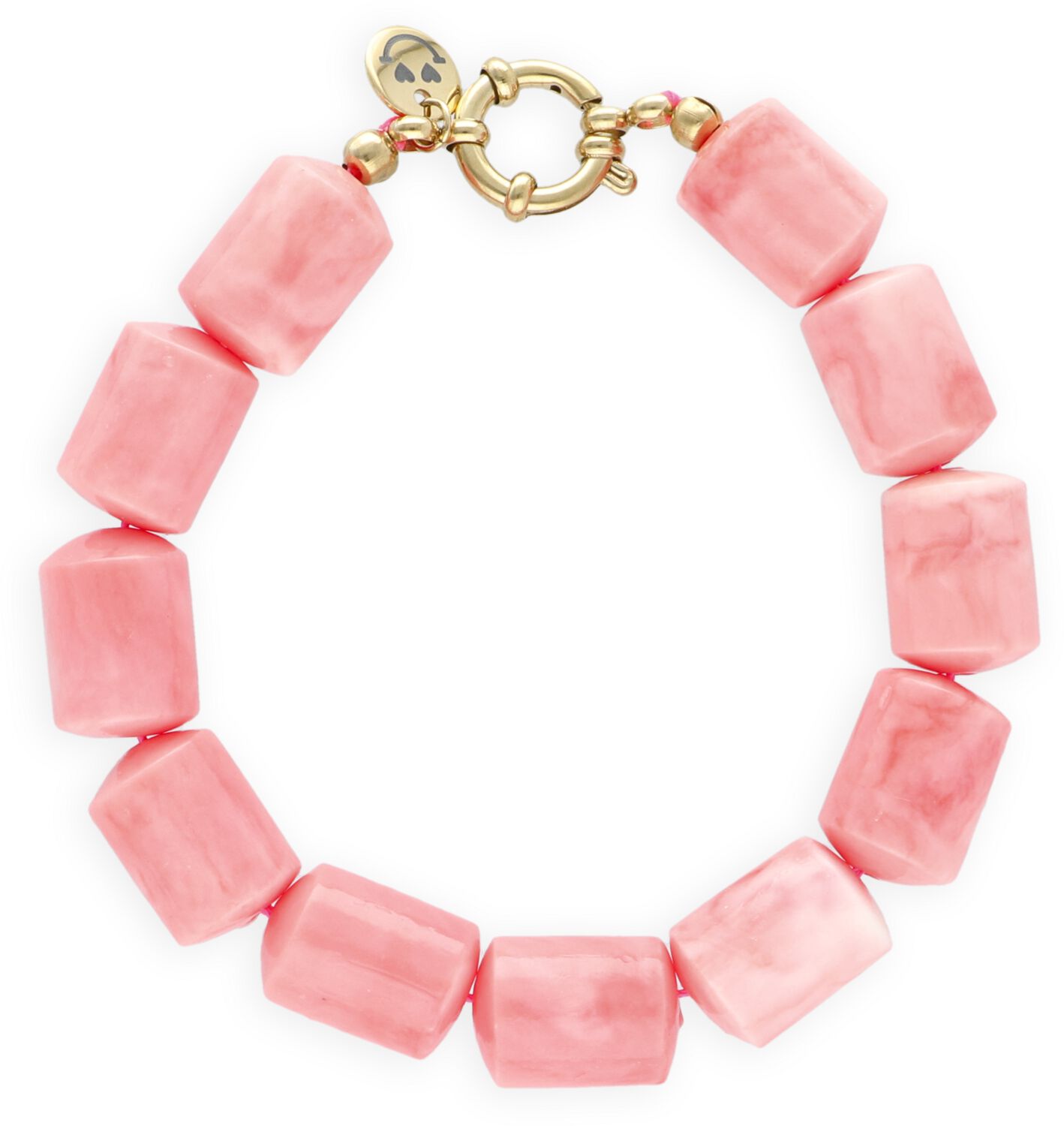 Bonnie Studios Sieraad
Dames Phil Pink Bracelet, Kleur: Roze afbeelding 1