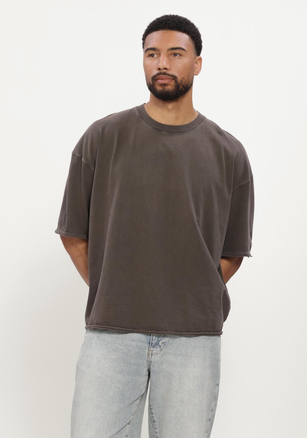 Bruine AMERICAN VINTAGE T-shirt AFOMA - large