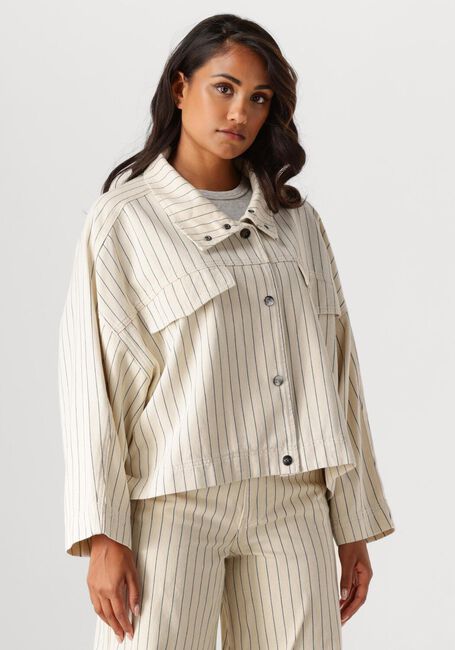 Ecru CO'COUTURE Jack LIGHT PIN BOX JACKET - large