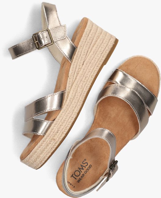 gouden toms sandalen audrey