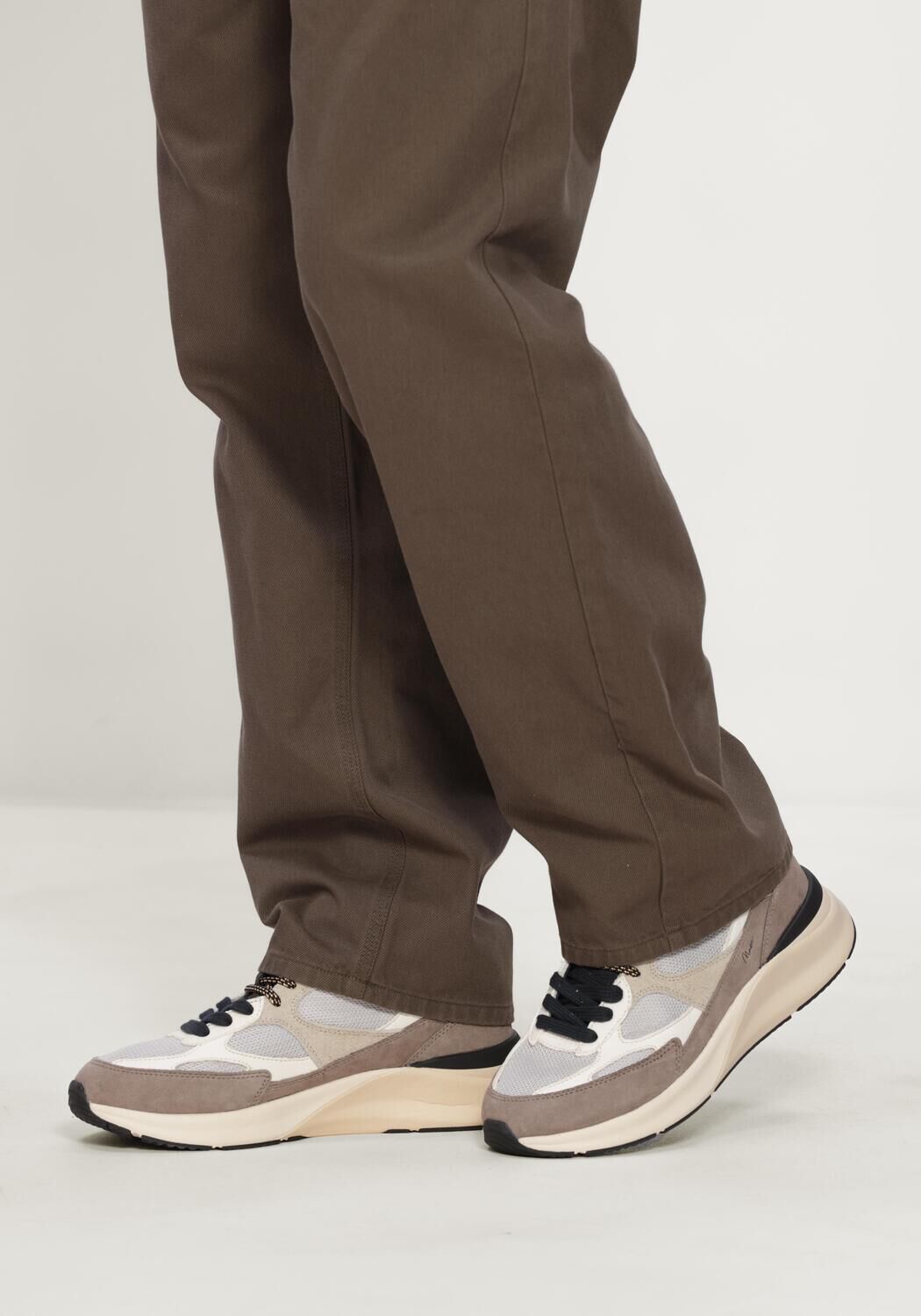 Taupe D.A.T.E Lage sneakers MUSA - large