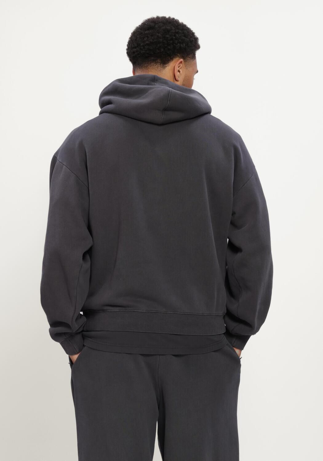 Zwarte NEW AMSTERDAM SURF ASSOCIATION Sweater CHOP HOODIE - large