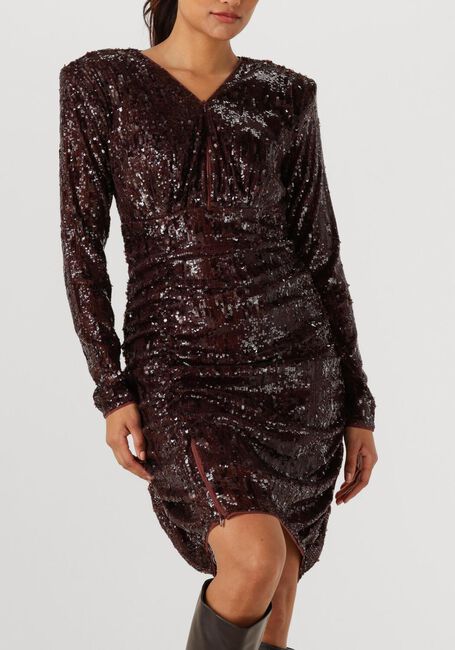 Bruine COPENHAGEN MUSE Mini jurk CMSEQUINCE-DRESS - large