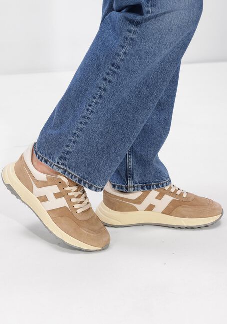 Beige HOGAN Lage sneakers HYPERLIGHT ALLACCIATO H - large